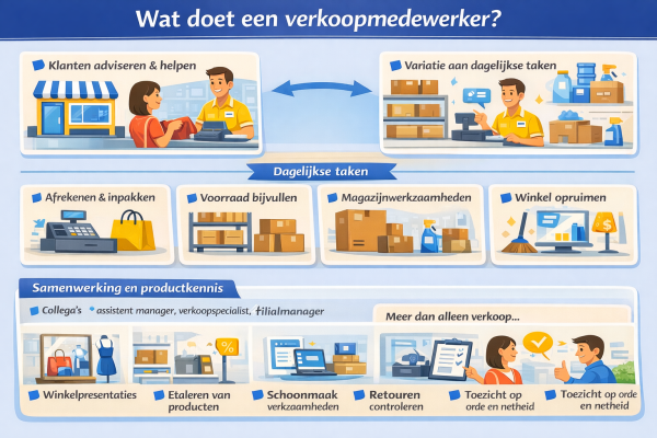 Alles over het beroep verkoopmedewerker Wat doet een verkoopmedewerker